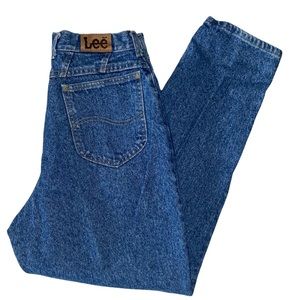 Vintage Lee Jeans Light Blue Wash Y2K Mom Jeans